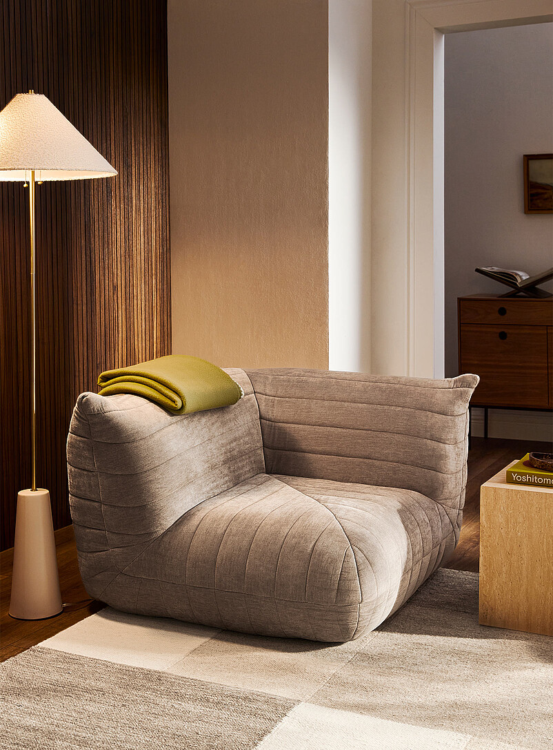 Noush high-density foam modular corner armchair product image (primary)