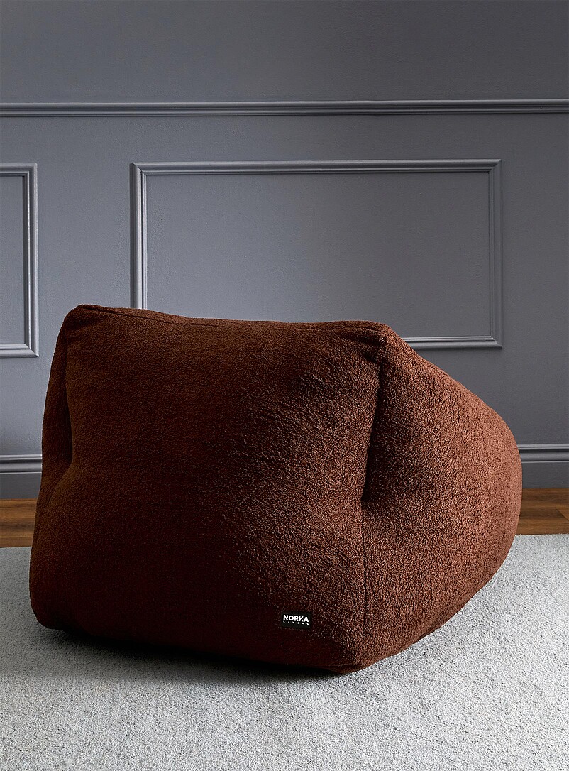 Azure sheepskin-textured pear chair product image 2