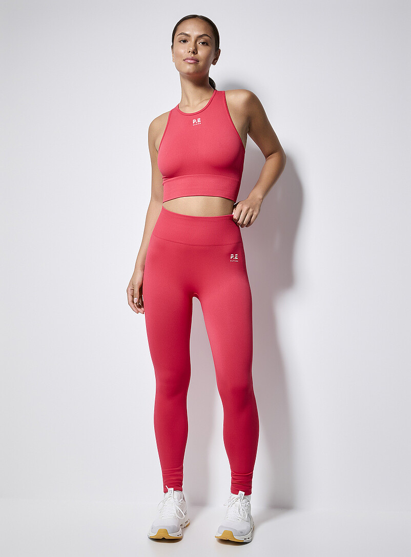 Legging Fitness Femme Côtelé Sans Couture - Taille Haute - Yoga, Gym, Running - Confortable Et Non Transparent - 11