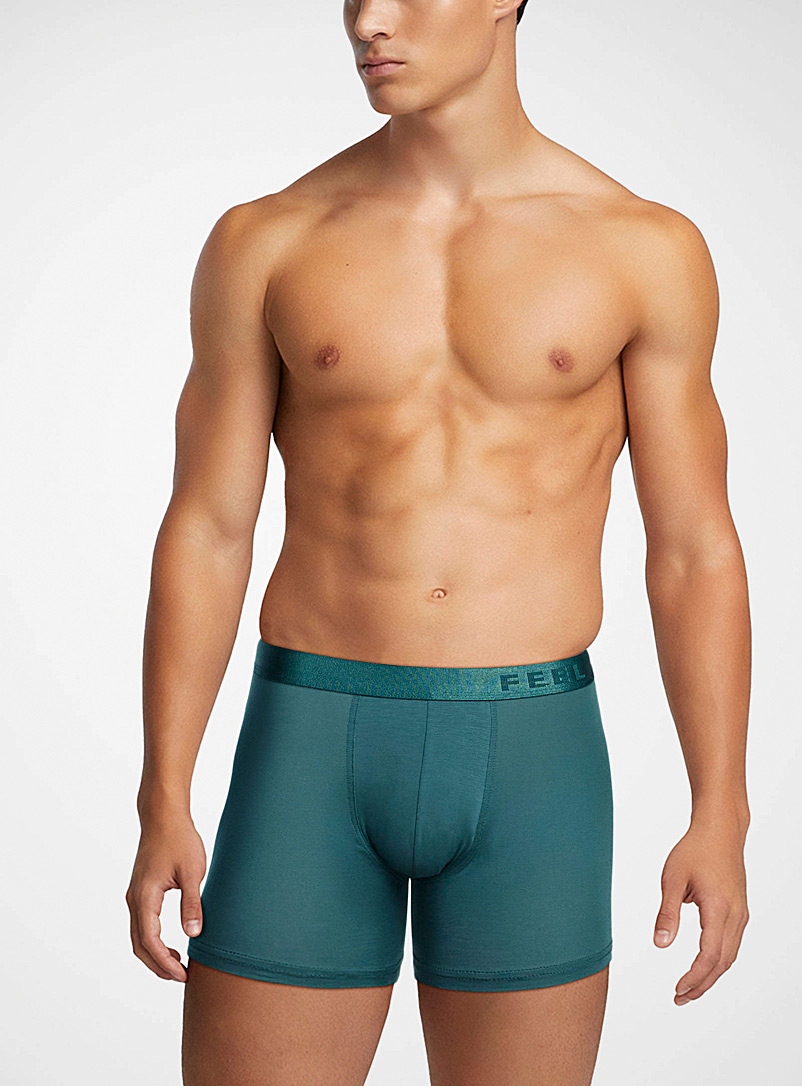 Le 31 Turquoise Tone-on-tone Feel Lyocell boxer brief for men