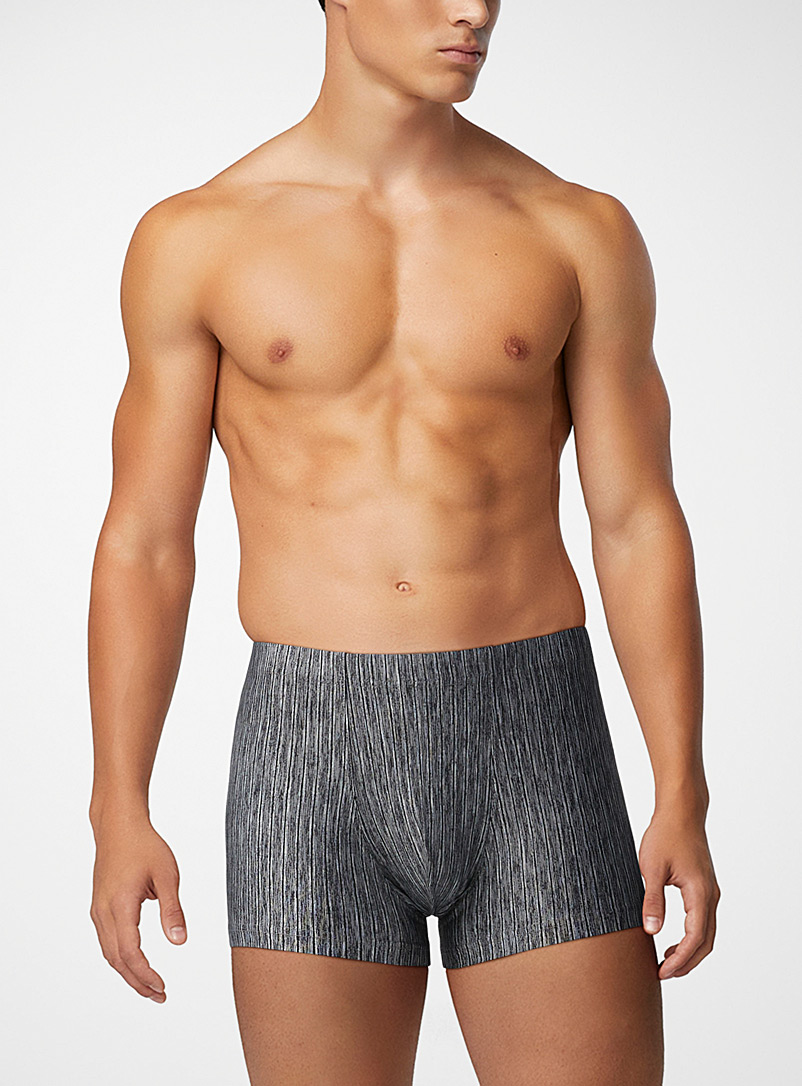 Le 31 Assorted grey  Striped grey trunk for men