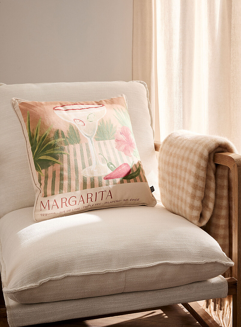 Margarita Cocktail Outdoor Removable-Cover Cushion 45 X 45 Cm