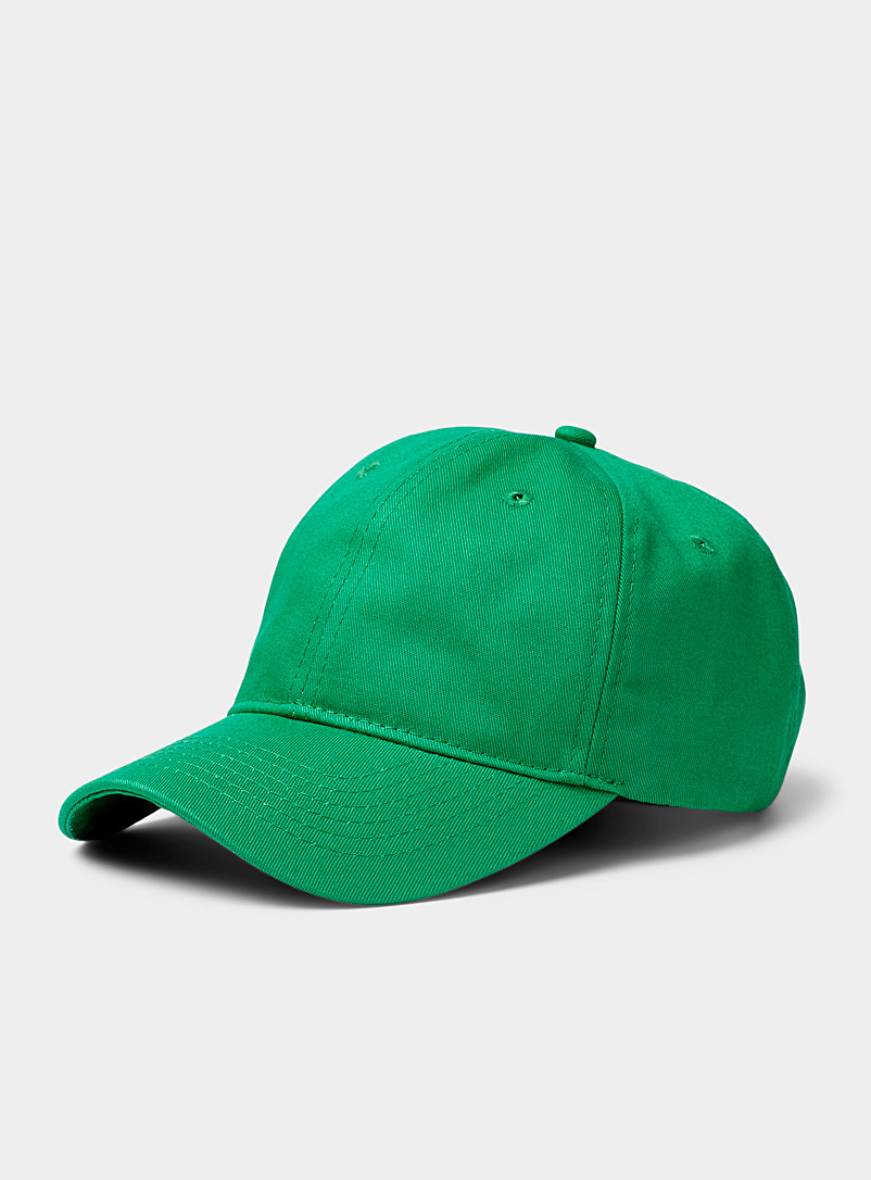Le 31 Bottle Green Essential solid cap for men