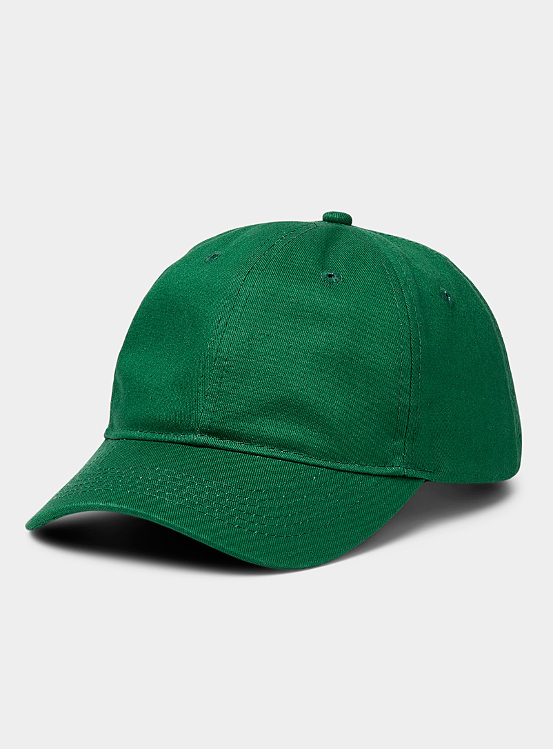 Le 31 Khaki Essential solid cap for men