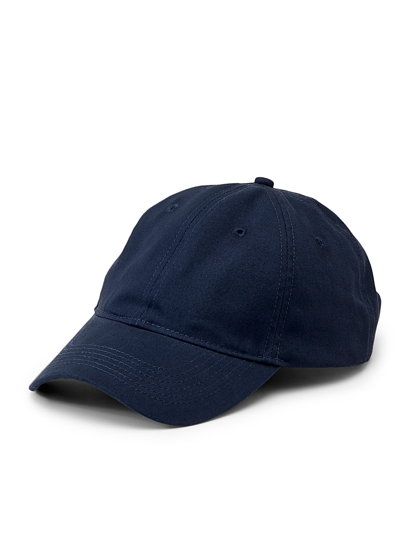 Le 31 Blue Essential solid cap for men