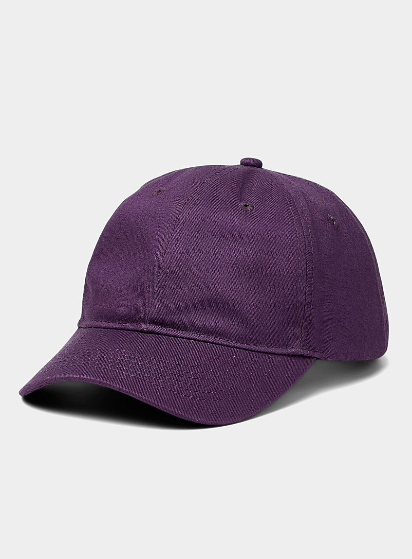 Le 31 Crimson Essential solid cap for men
