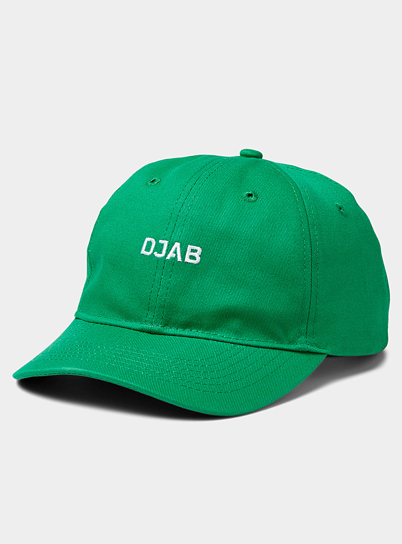 Djab: La casquette dad logo DJAB 101 Vert pour homme