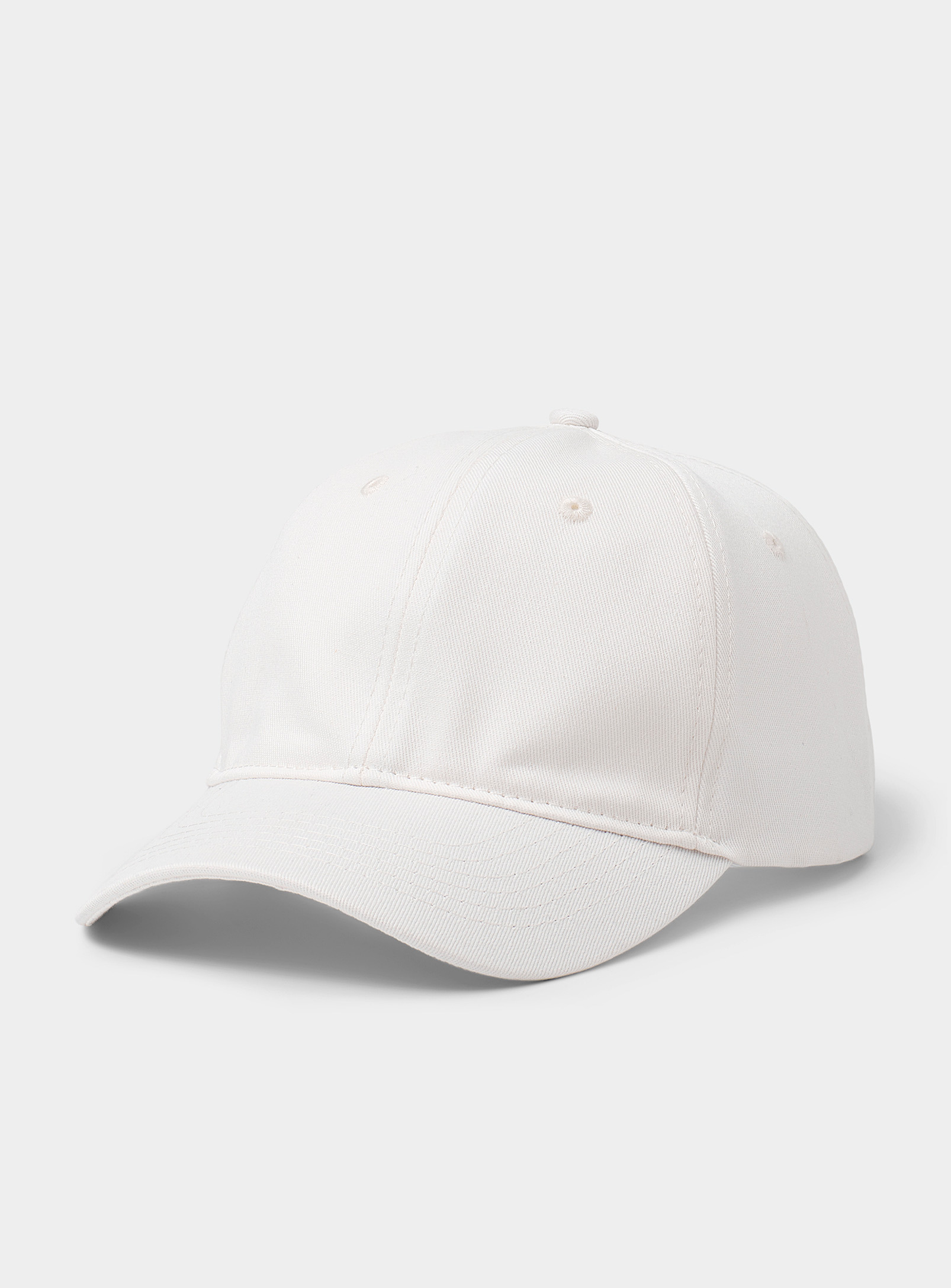 Le 31 Essential Solid Cap In Ivory White