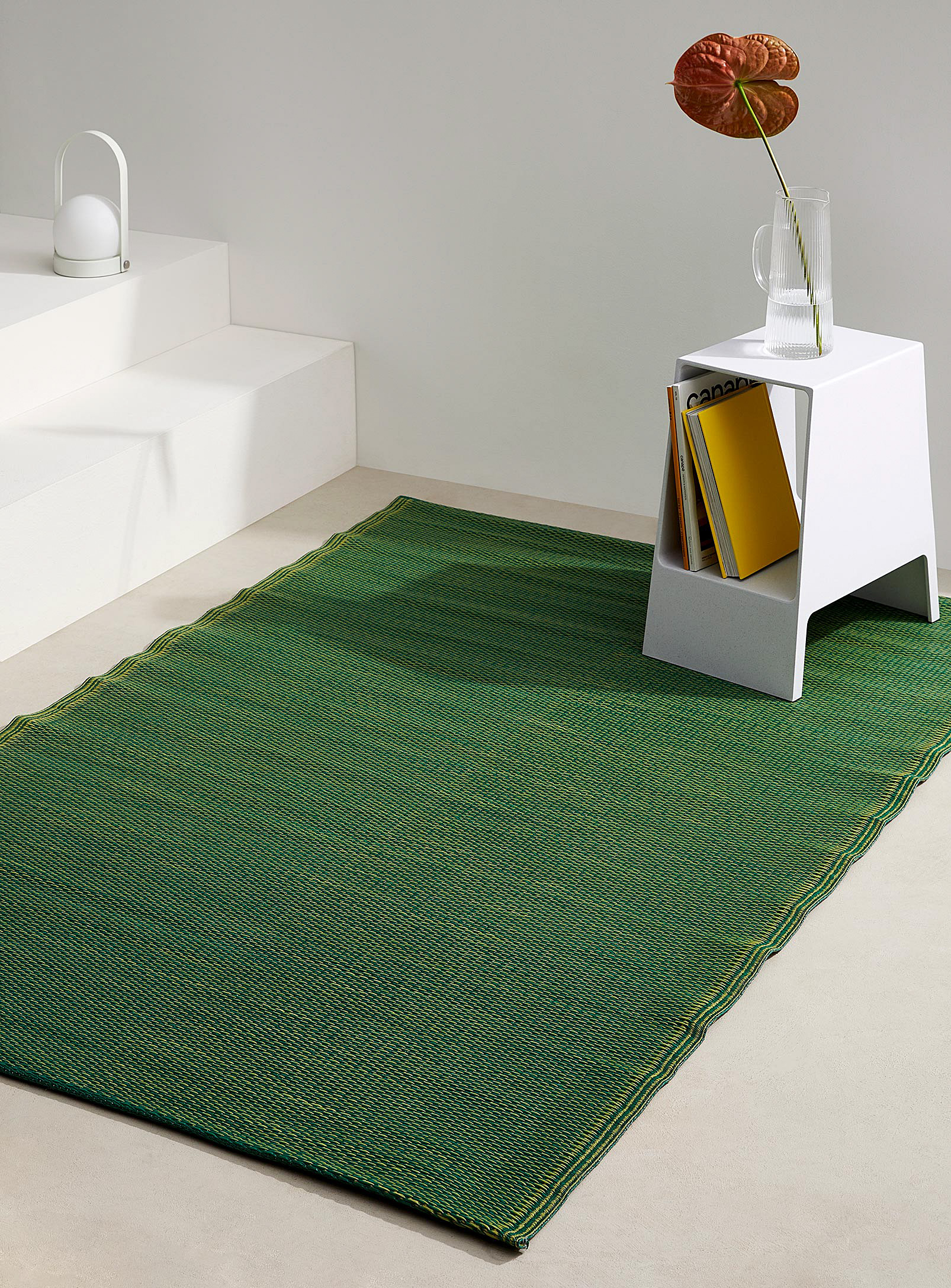 Simons Maison Heathered Outdoor Rug 120 X 180 Cm In Patterned Green