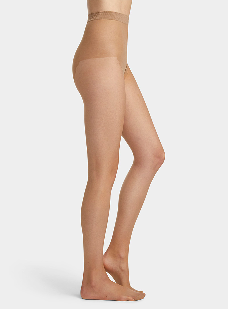 Pretty Polly Sand Shiny nylon pantyhose for women