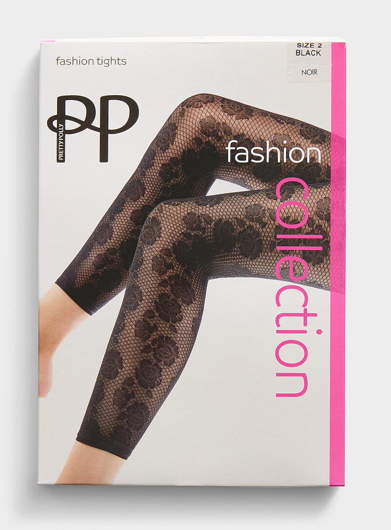 Romantic roses fishnet legging product image 2