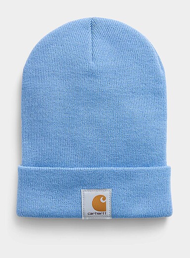 Carhartt Baby Blue Workwear cuffed tuque for men
