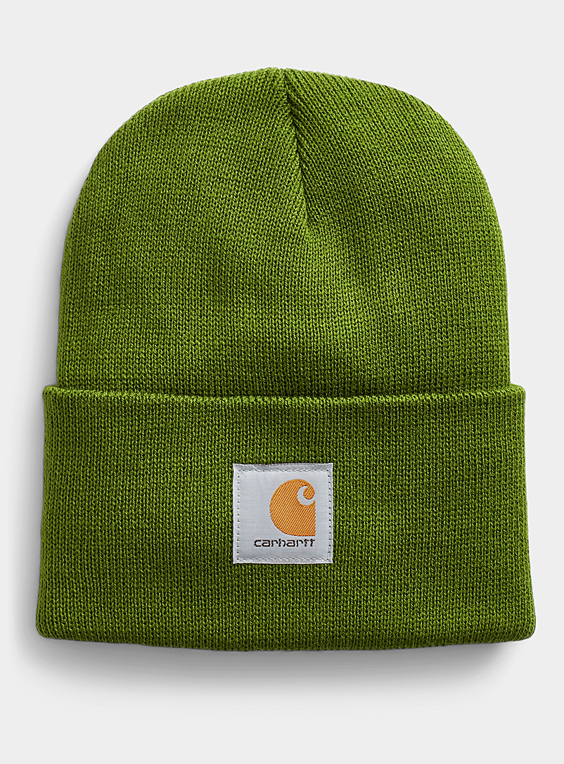 Carhartt Bottle Green Ribbed worker tuque for women