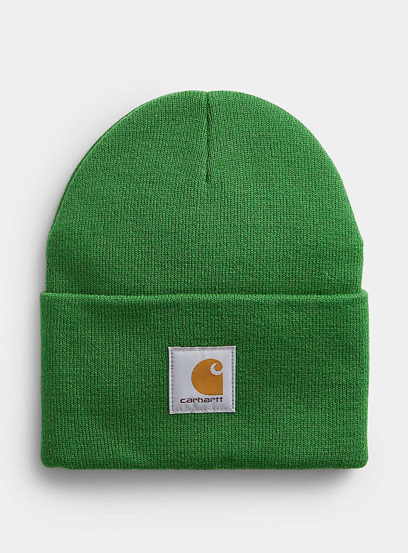 Carhartt Bottle Green Colourful worker tuque for women