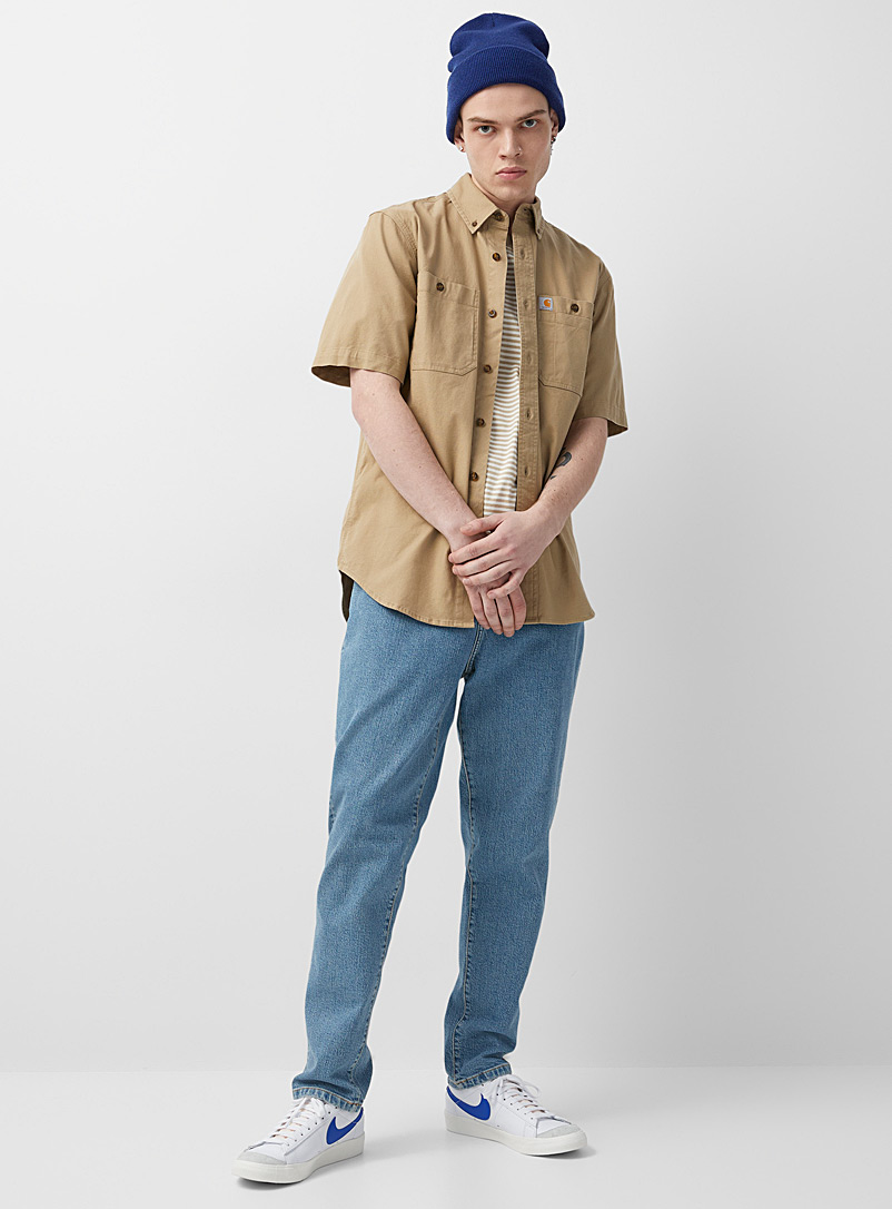 Carhartt Sand Short-sleeve workwear shirt for men