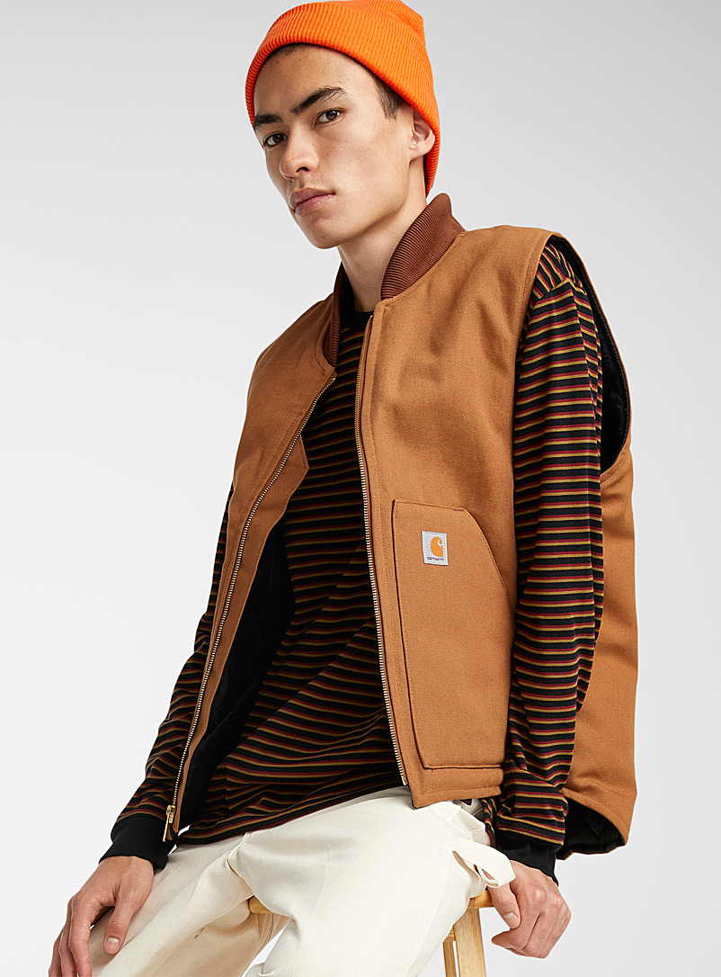 Carhartt Light Brown Insulated workwear jacket for men