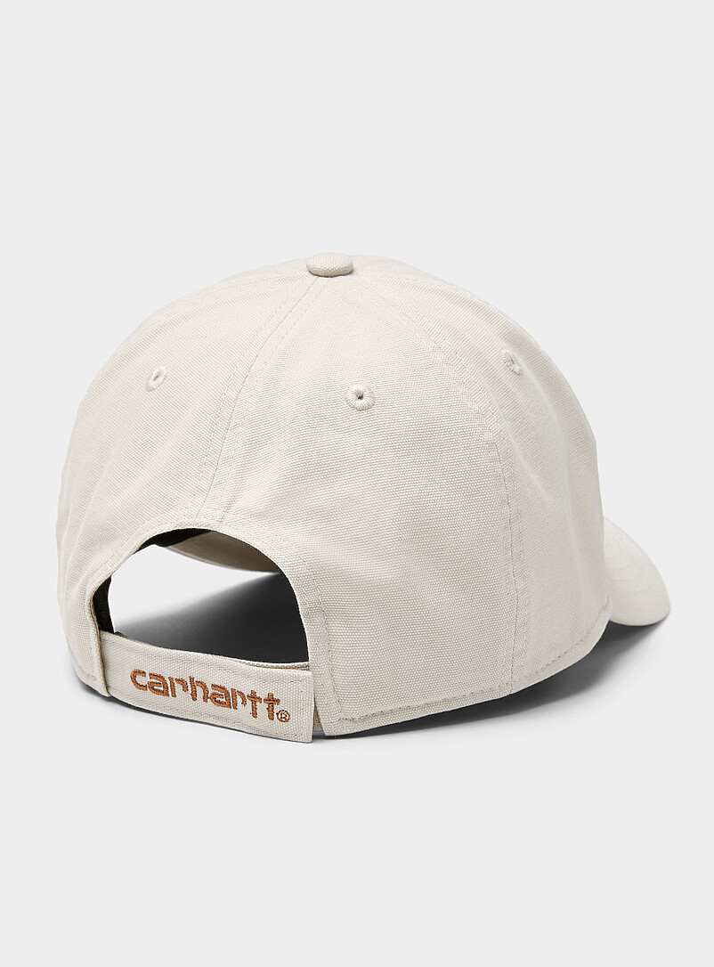 Carhartt: La casquette dad &eacute;cusson logo Vert fonc&eacute; - Mousse pour femme