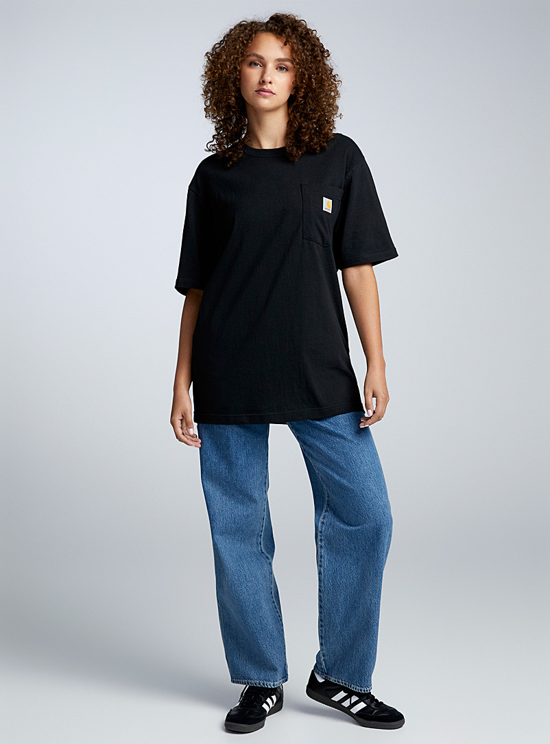 Carhartt Black Patch pocket loose tee for women