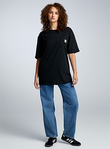 Sheer heathered T-shirt, Twik, Shop Women's Long Sleeves