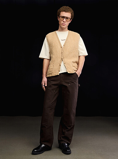 Le pantalon menuisier genoux doubles <b>Coupe ample</b>
