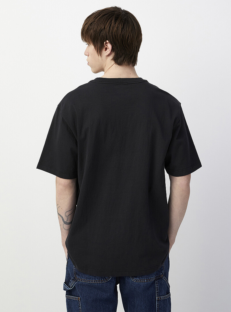 Carhartt: Le t-shirt &agrave; pochette logo Noir pour homme