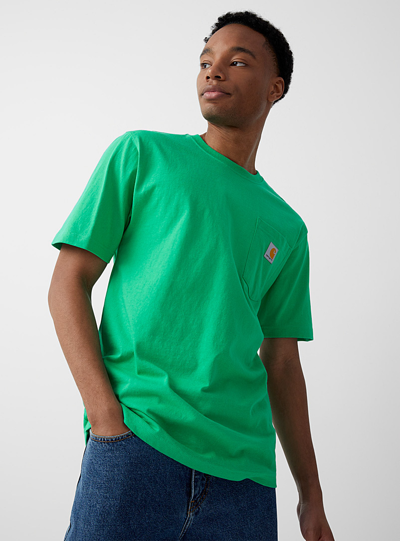 Carhartt Khaki Workwear pocket T-shirt for men