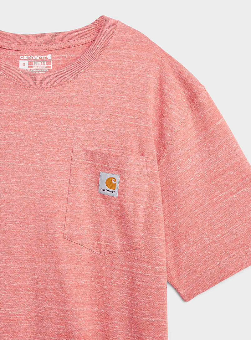 Carhartt Pink Workwear pocket T-shirt for men