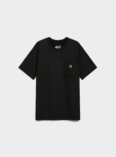 Camo-logo pocket T-shirt