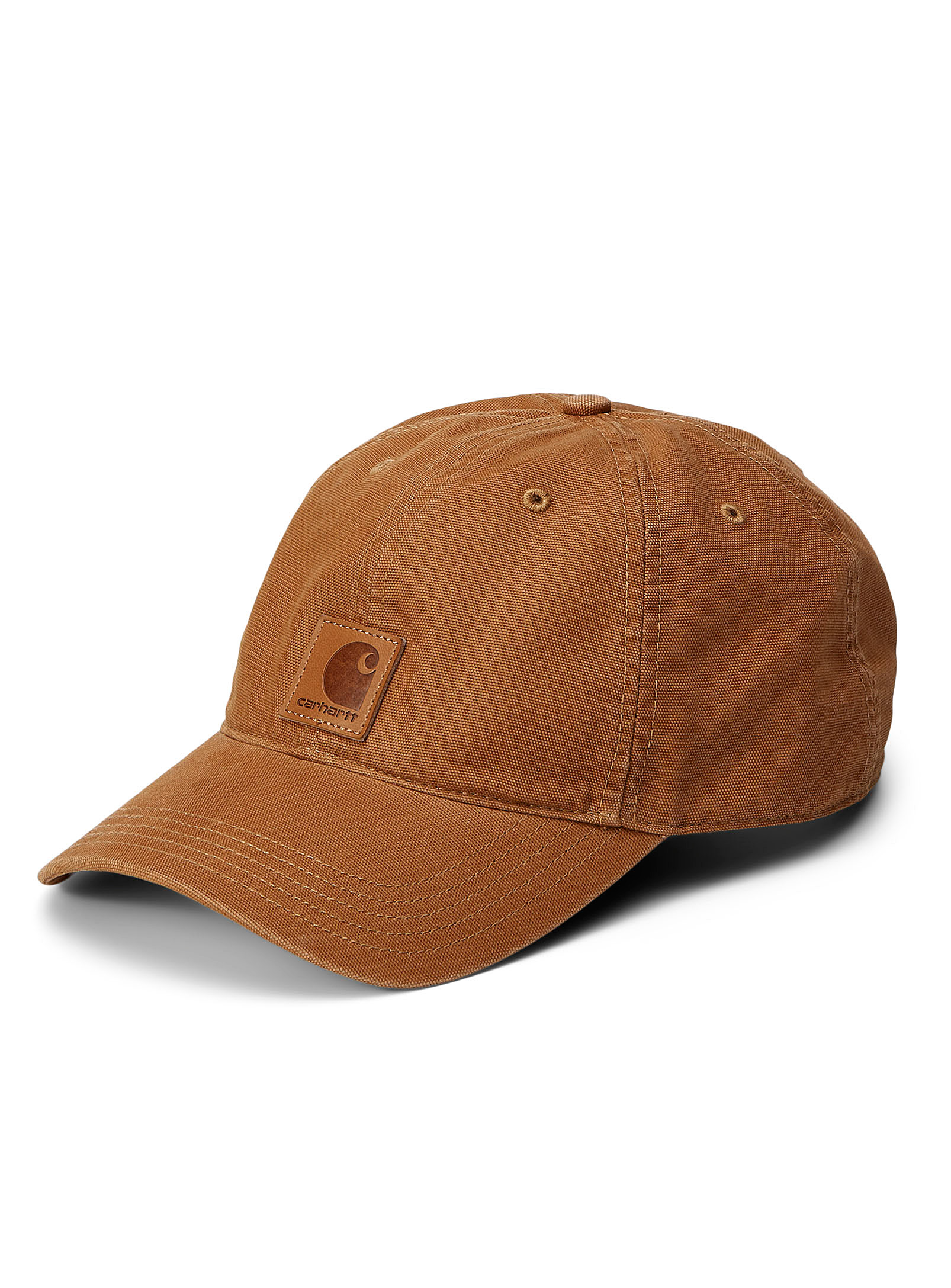 Carhartt Washed Cotton Baseball Cap In Brown