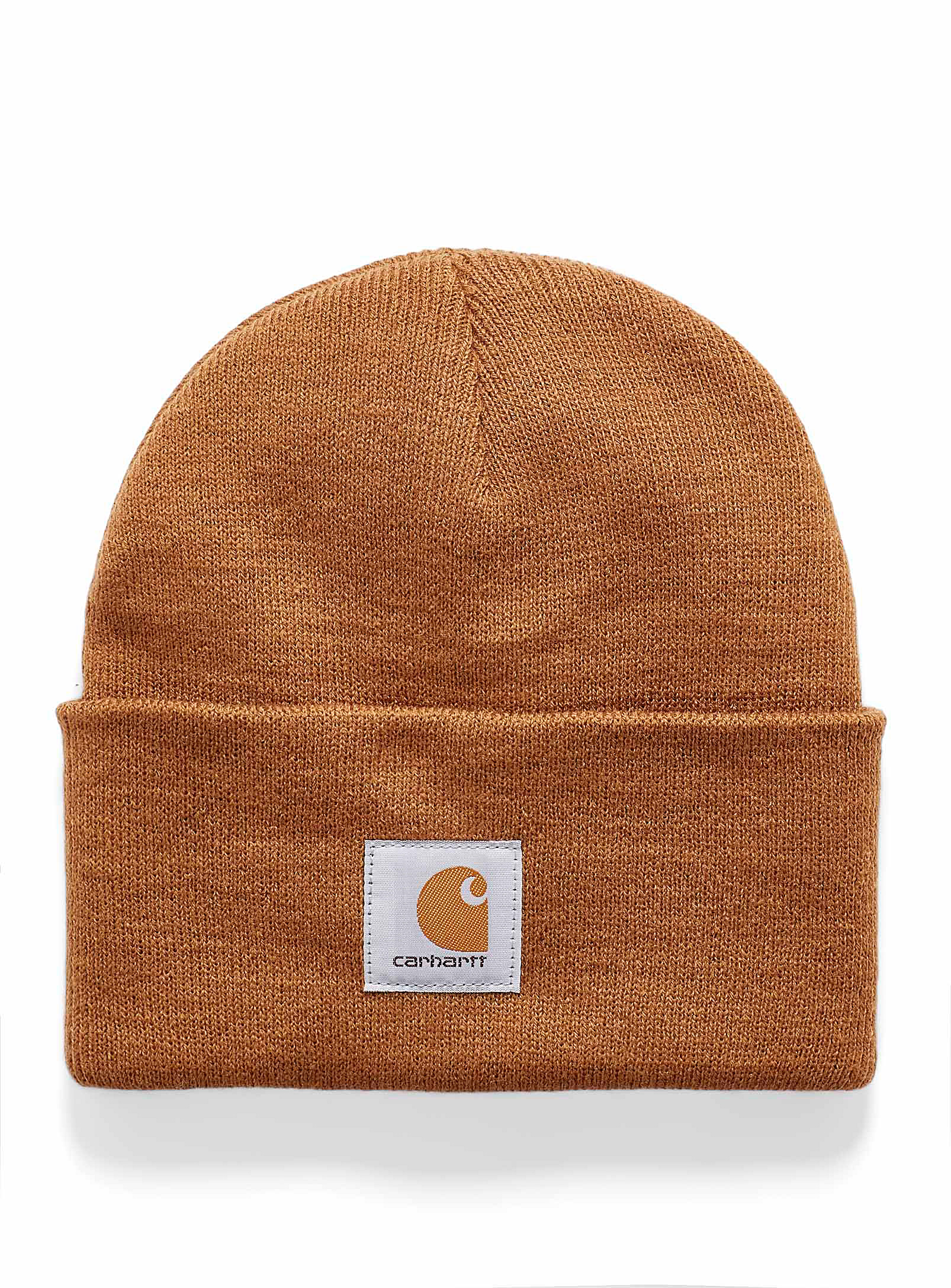 Carhartt Ribbed Worker Tuque In Brown