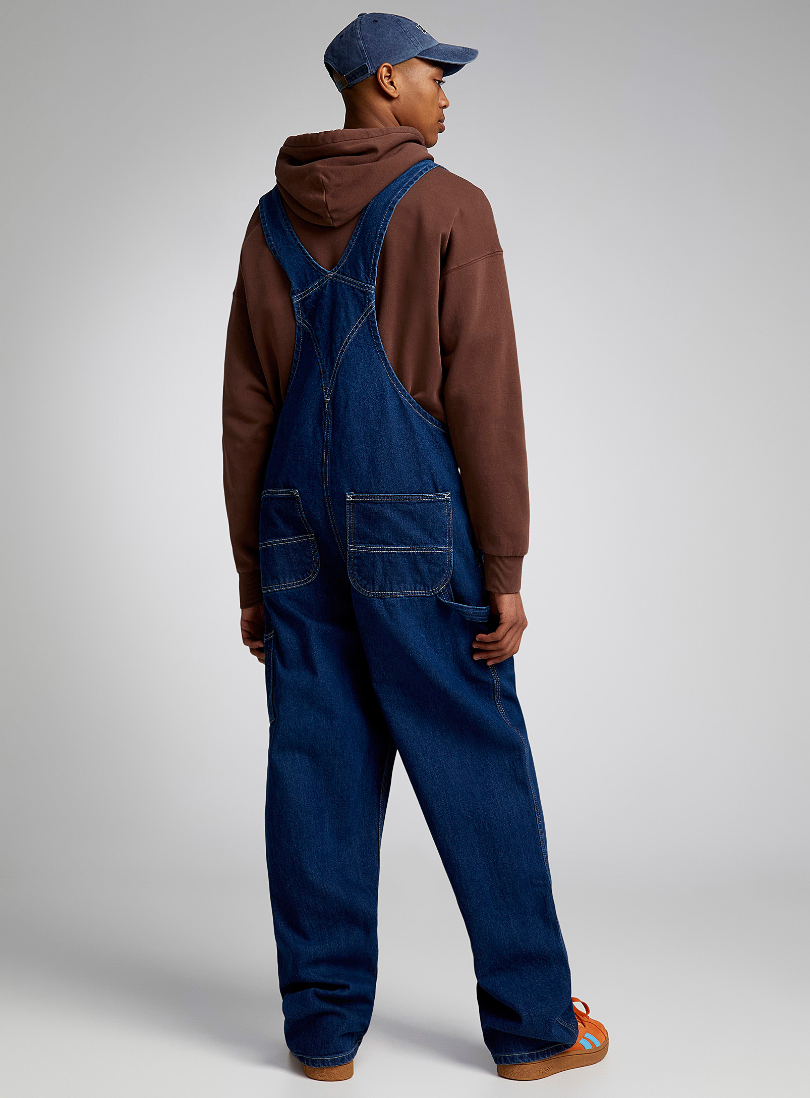 Carhartt - La salopette travailleur en jean Coupe ample