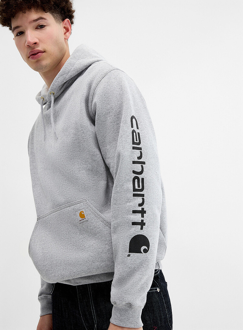 Sleeve Print Hoodie
