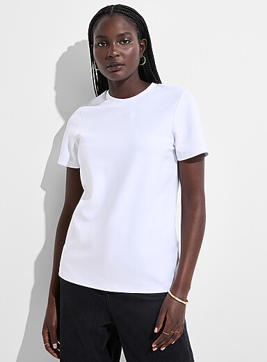Plain interlock T-shirt