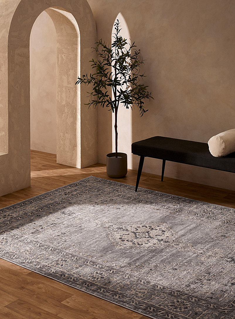 Simons Maison Patterned Grey Bijar rug See available sizes