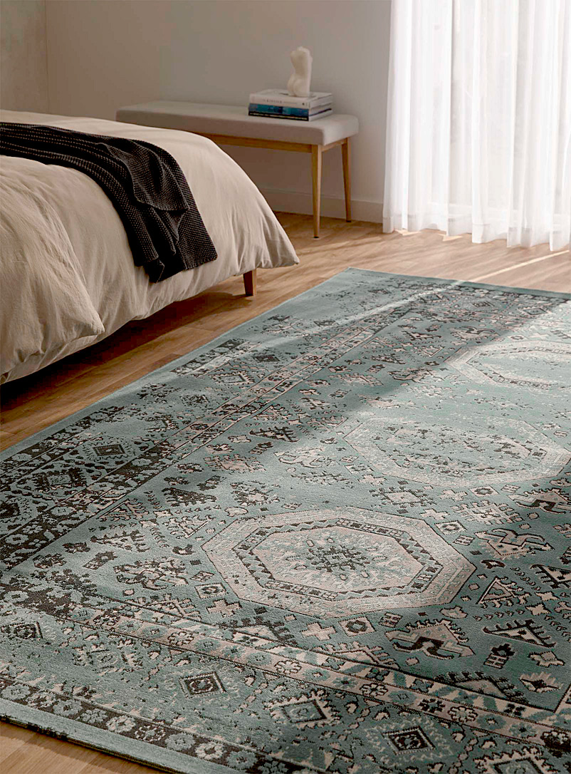 Simons Maison Baby blue Three medallions rug See available sizes