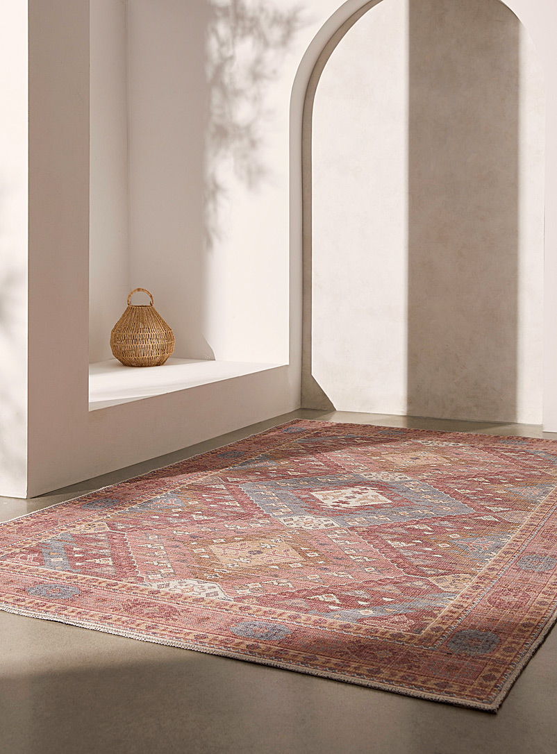 Simons Maison: Le tapis richesse antique Voir nos formats offerts Rouge à motifs