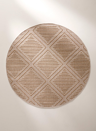 Dotted mesh round rug See available sizes, Simons Maison