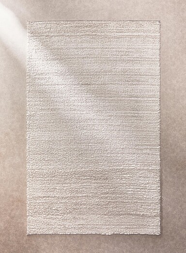 Simons Maison: Le tapis rayures fondues ton sur ton Voir nos formats offerts Gris clair