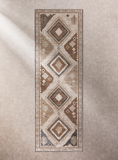Tapis De Couloir Rugsx 70x320 Cm - Polypropylène, Épaisseur 11 Mm, Beige, Antidérapant