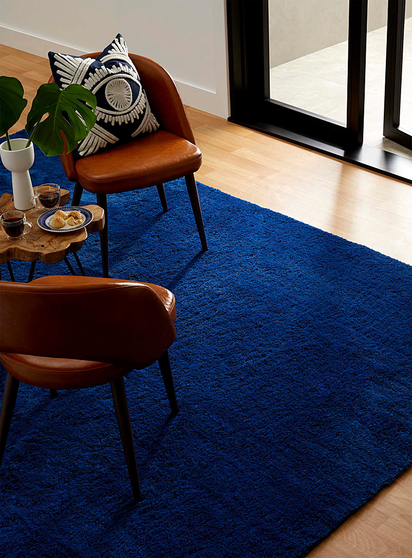 Simons Maison Dark Blue Nordic shag rug See available sizes