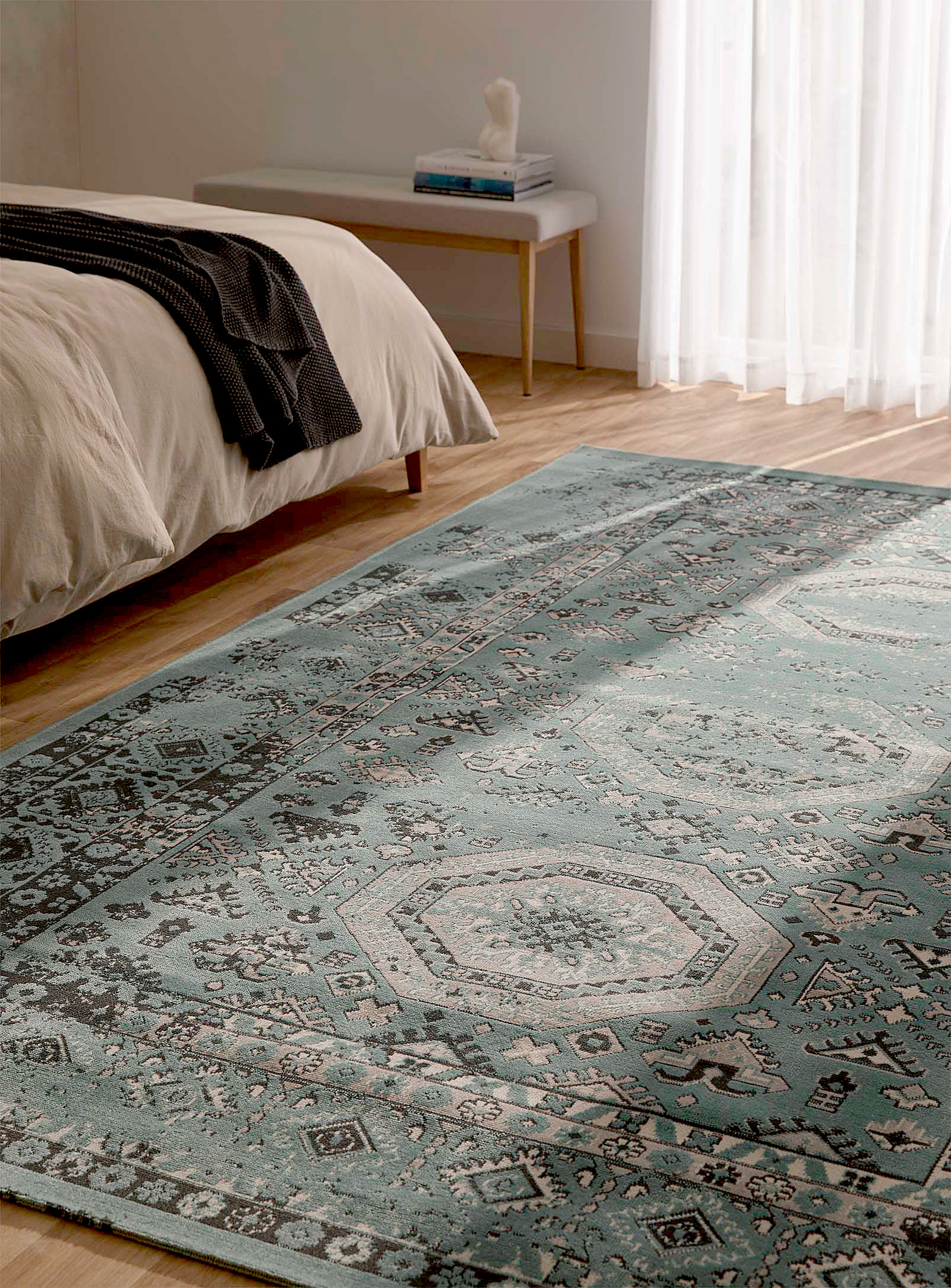 Simons Maison Three Medallions Rug See Available Sizes In Teal
