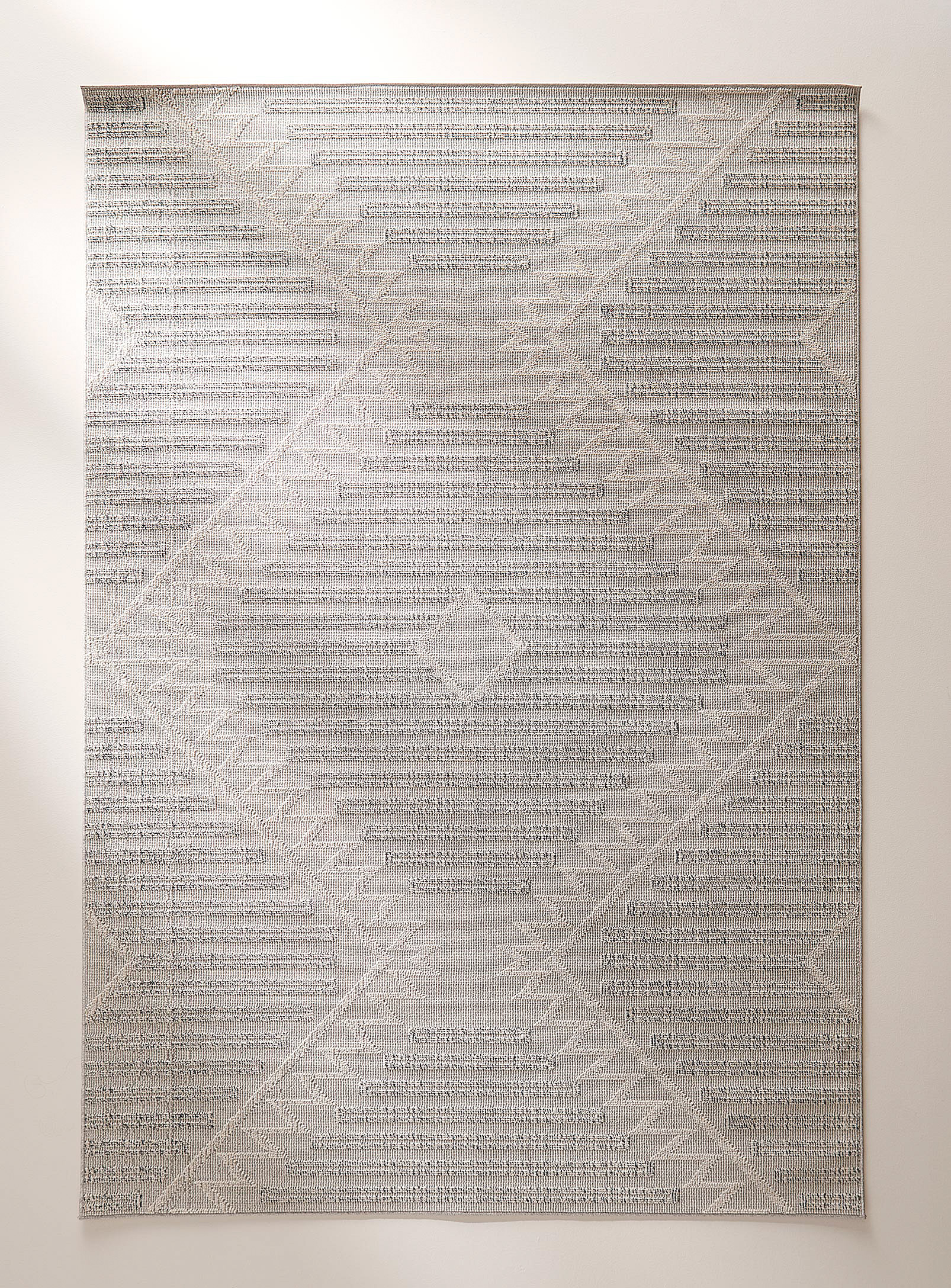 Simons Maison Tufted Geometry Rug See Available Sizes In Light Grey