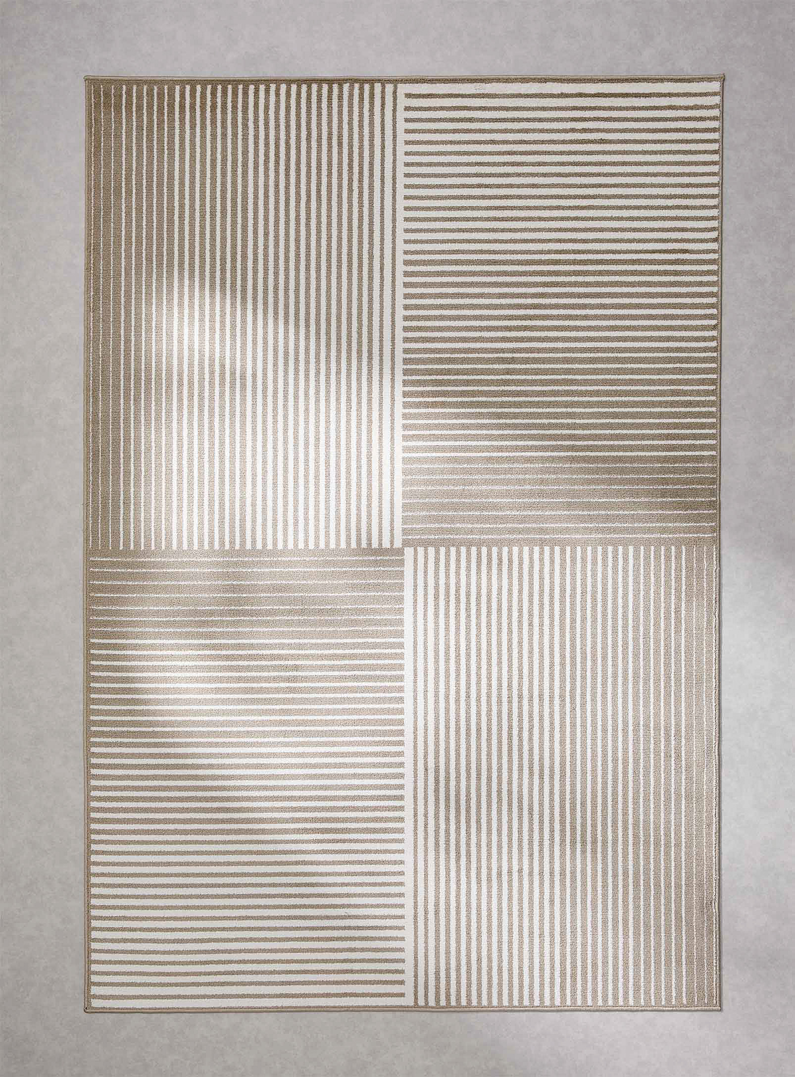 Simons Maison Bidirectional Stripes Rug See Available Sizes In Ivory/cream Beige