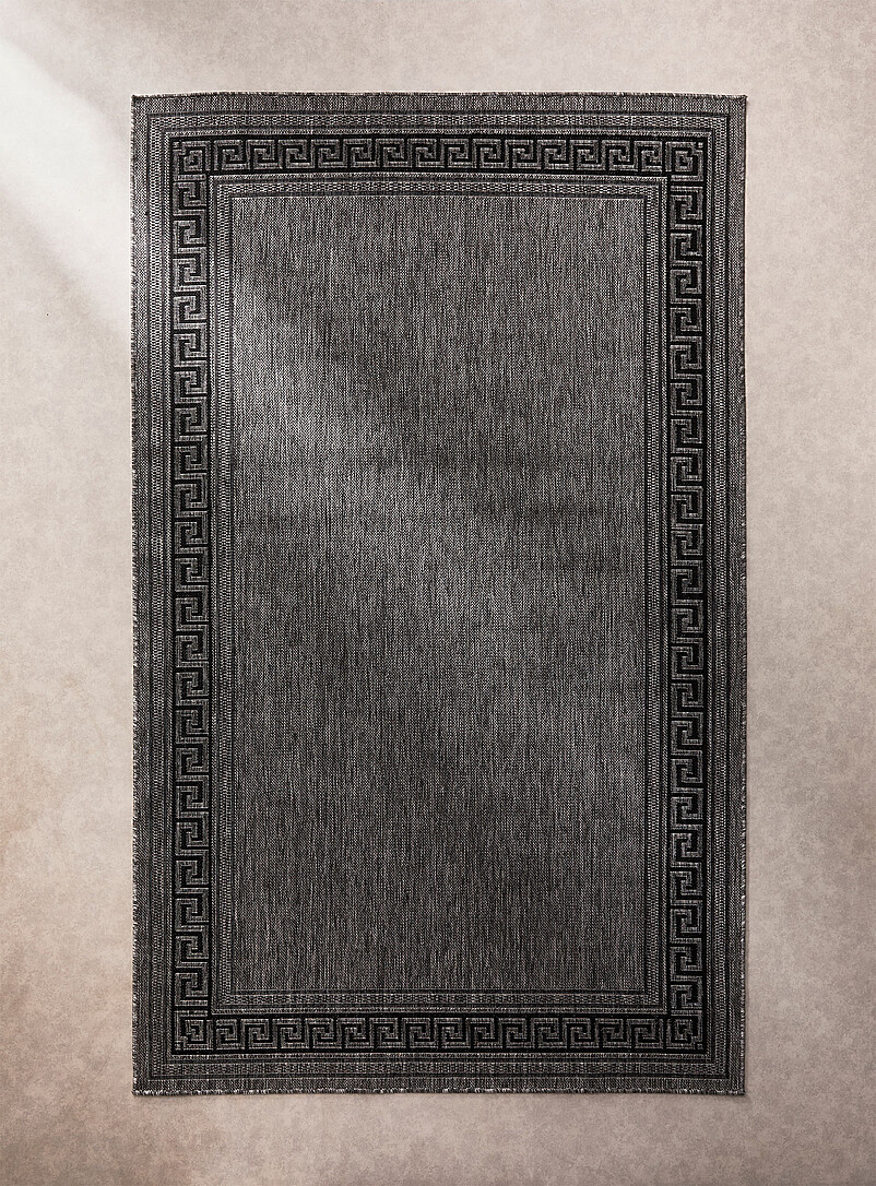 Greek Key Frame Woven Rug See Available Sizes