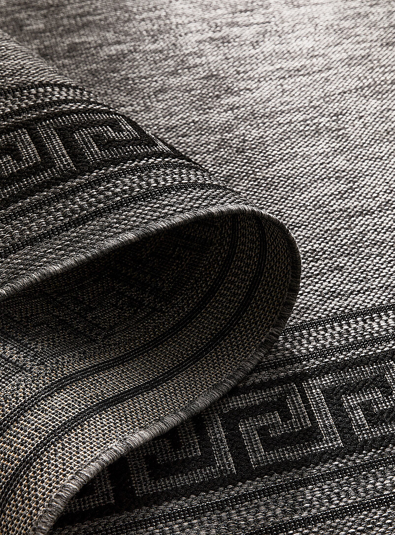 Greek key frame woven rug See available sizes product image 2