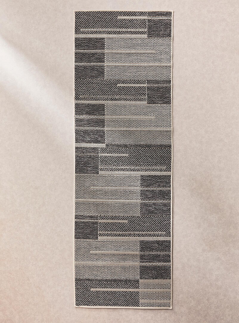 Modern geometric hallway runner 80 x 250 cm product image (primary)