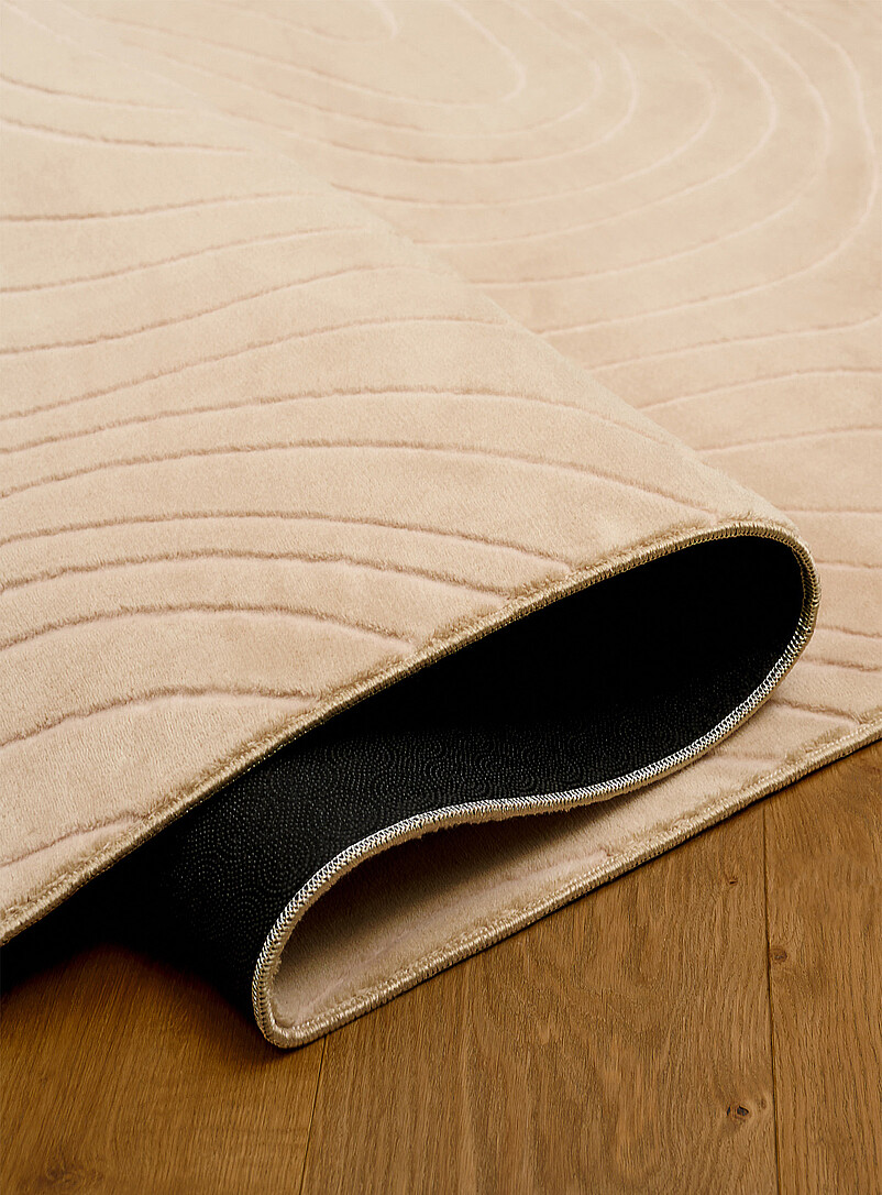Somos sculpted meanderings modern rug Machine washable See available sizes product image 2