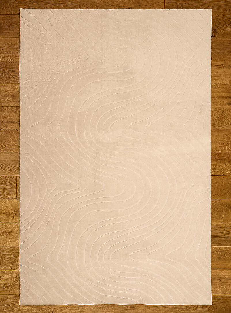 Somos sculpted meanderings modern rug Machine washable See available sizes product image 3