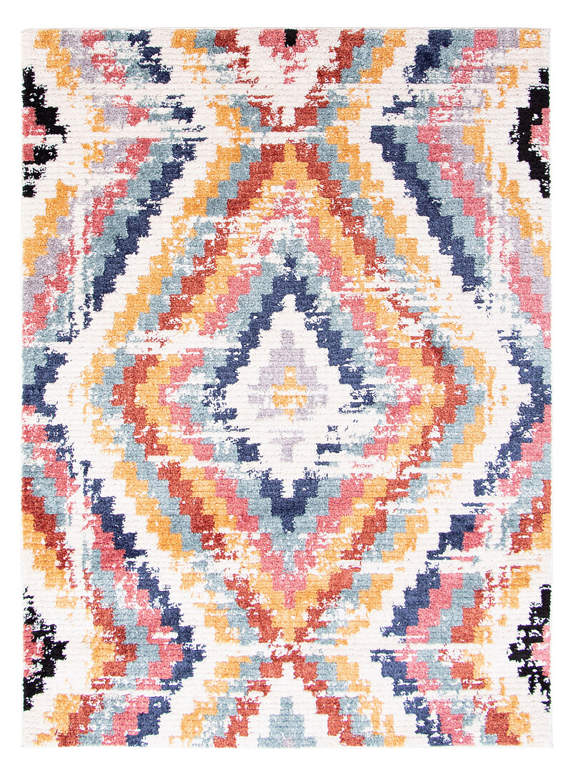 Multicolour diamonds rug See available sizes product image 2