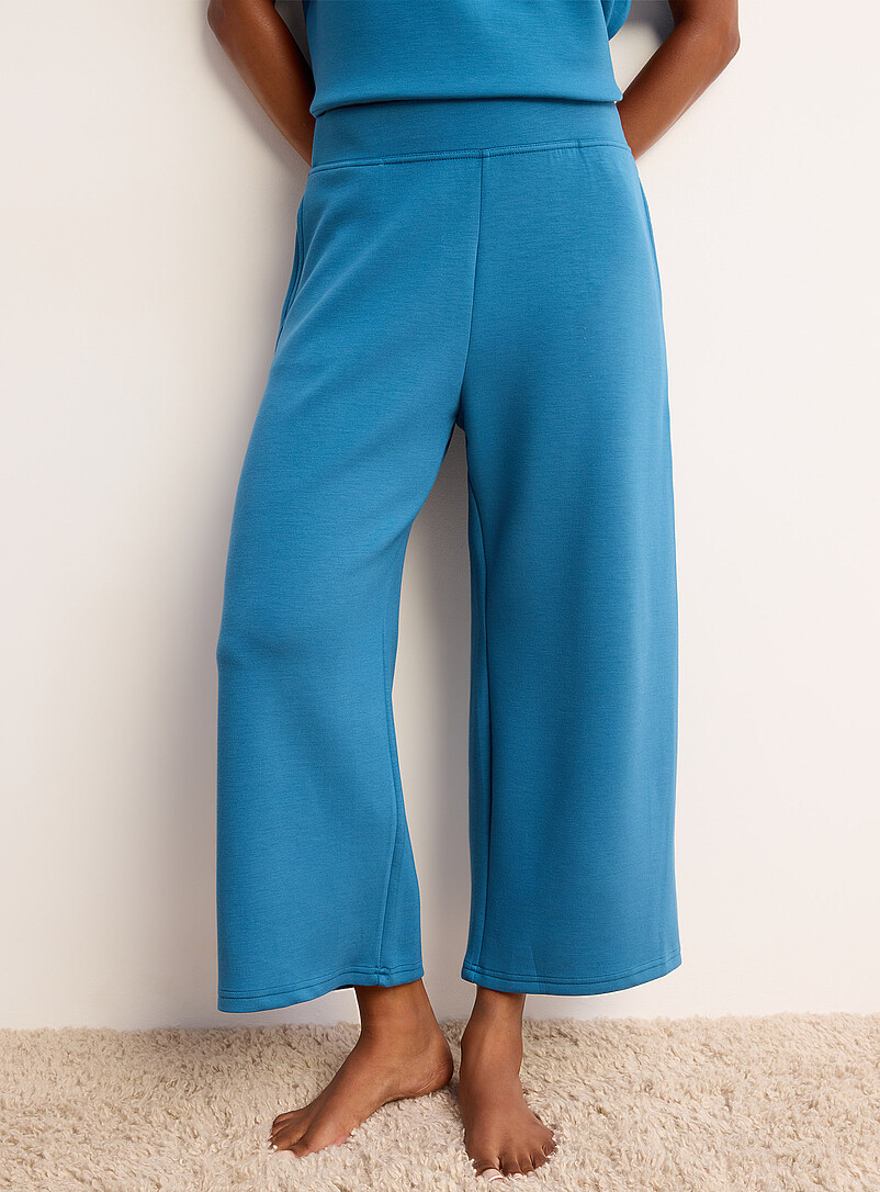 Miiyu: Le pantalon d&eacute;tente &eacute;court&eacute; doux effet n&eacute;opr&egrave;ne Ivoire pour femme
